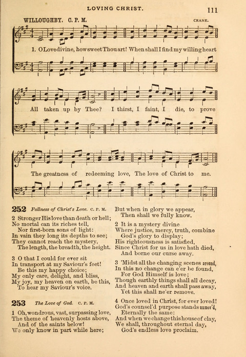 Gospel Hymn and Tune Book: a choice collection of Hymns and Music, old and new, for use in Prayer Meetings, Family Circles, and Church Service page 109