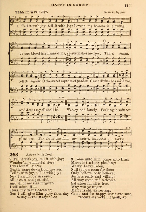 Gospel Hymn and Tune Book: a choice collection of Hymns and Music, old and new, for use in Prayer Meetings, Family Circles, and Church Service page 115