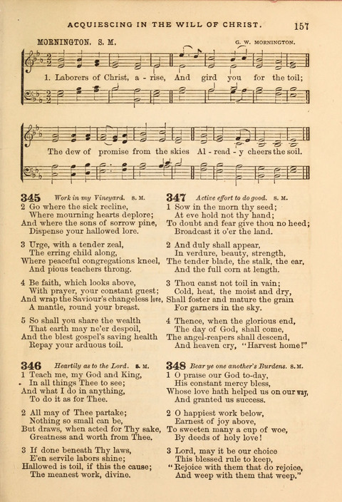 Gospel Hymn and Tune Book: a choice collection of Hymns and Music, old and new, for use in Prayer Meetings, Family Circles, and Church Service page 155