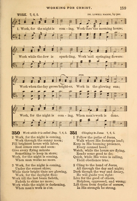 Gospel Hymn and Tune Book: a choice collection of Hymns and Music, old and new, for use in Prayer Meetings, Family Circles, and Church Service page 157