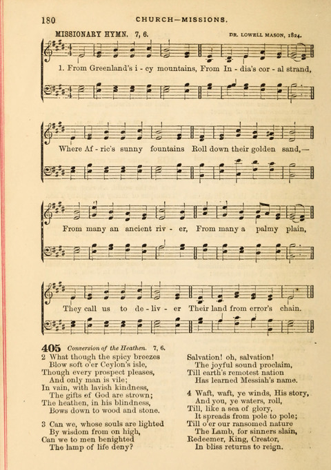 Gospel Hymn and Tune Book: a choice collection of Hymns and Music, old and new, for use in Prayer Meetings, Family Circles, and Church Service page 178