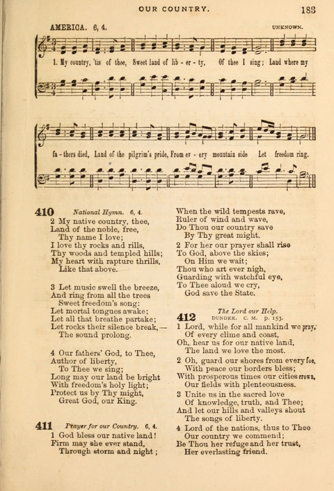 Gospel Hymn and Tune Book: a choice collection of Hymns and Music, old and new, for use in Prayer Meetings, Family Circles, and Church Service page 181