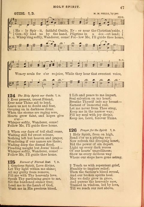 Gospel Hymn and Tune Book: a choice collection of Hymns and Music, old and new, for use in Prayer Meetings, Family Circles, and Church Service page 45