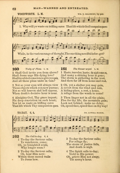 Gospel Hymn and Tune Book: a choice collection of Hymns and Music, old and new, for use in Prayer Meetings, Family Circles, and Church Service page 60