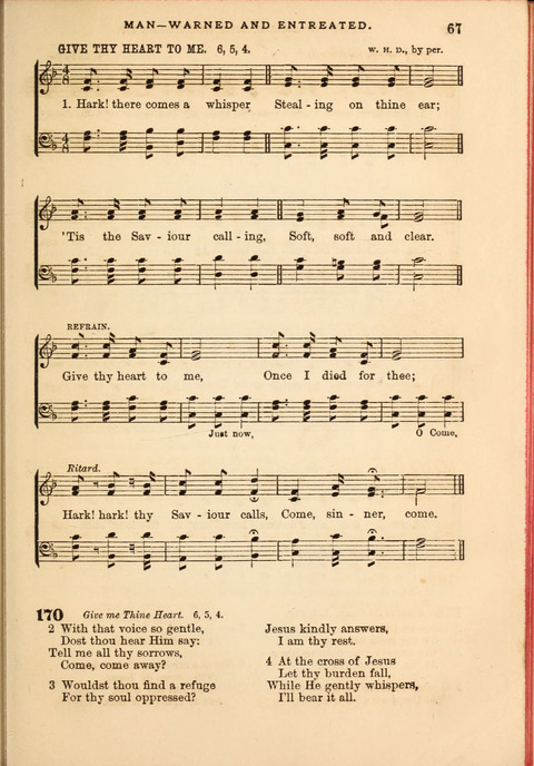 Gospel Hymn and Tune Book: a choice collection of Hymns and Music, old and new, for use in Prayer Meetings, Family Circles, and Church Service page 65