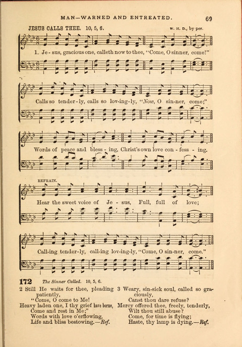 Gospel Hymn and Tune Book: a choice collection of Hymns and Music, old and new, for use in Prayer Meetings, Family Circles, and Church Service page 67