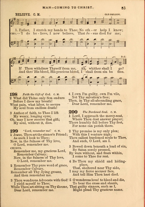 Gospel Hymn and Tune Book: a choice collection of Hymns and Music, old and new, for use in Prayer Meetings, Family Circles, and Church Service page 81