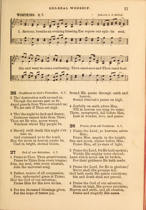 Gospel Hymn and Tune Book: a choice collection of Hymns and Music, old and new, for use in Prayer Meetings, Family Circles, and Church Service page 9