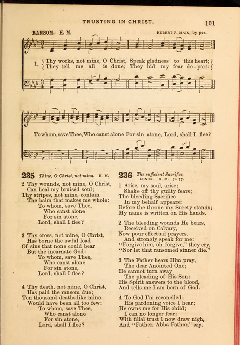 Gospel Hymn and Tune Book: a choice collection of Hymns and Music, old and new, for use in Prayer Meetings, Family Circles, and Church Service page 99