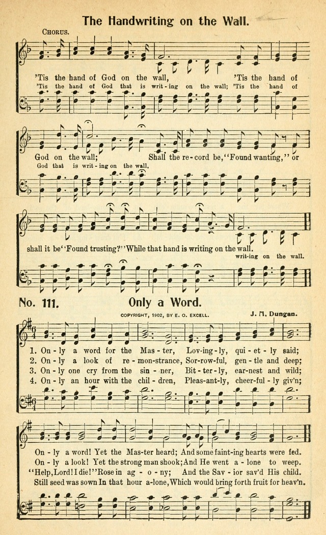 Glorious Hymns: with supplement page 118