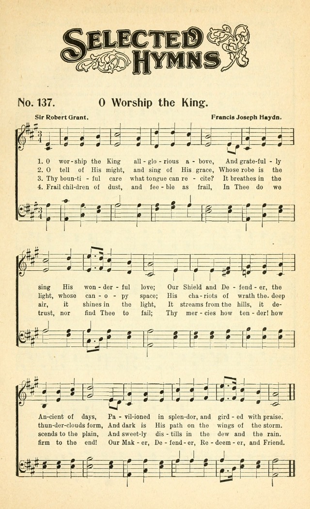 Glorious Hymns: with supplement page 152