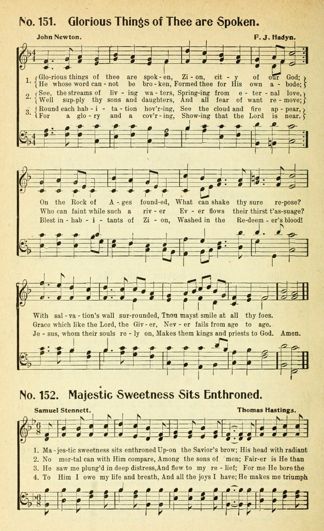 Glorious Hymns: with supplement page 161