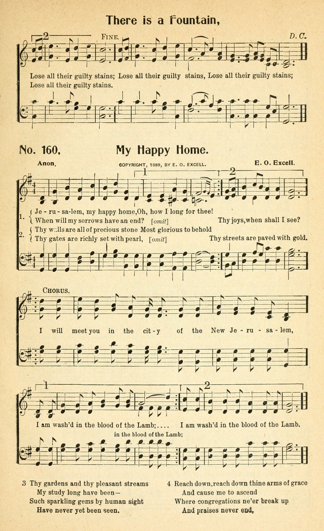 Glorious Hymns: with supplement page 166