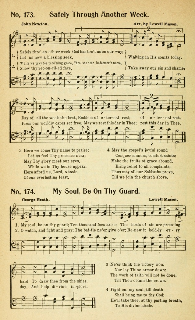 Glorious Hymns: with supplement page 173