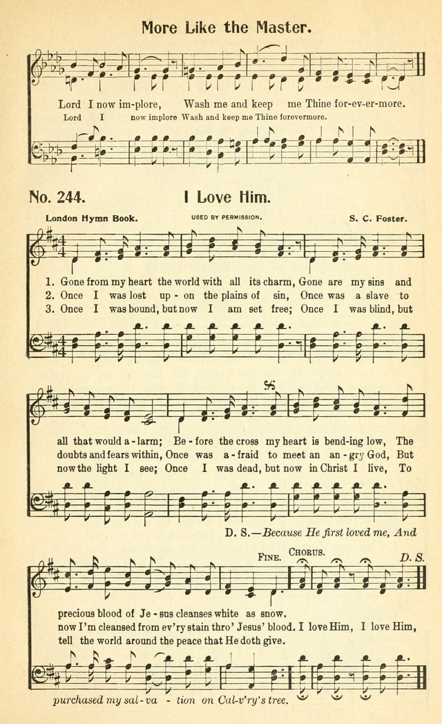 Glorious Hymns: with supplement page 214