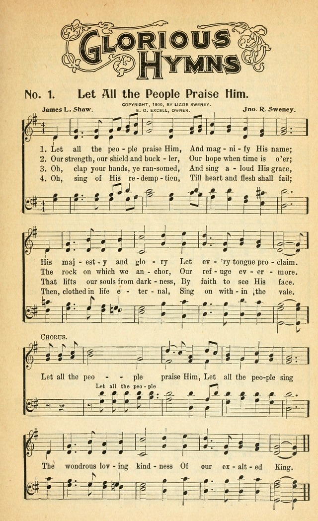 Glorious Hymns: with supplement page 8