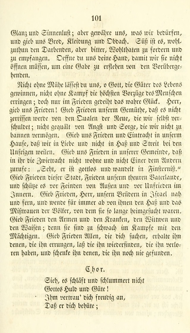 Gesänge für Israelit. Reform Gemeinden: aus verschiedenen Liedersammlungen zusammengetragen (Neue vermehrte  Aufl.) page 105