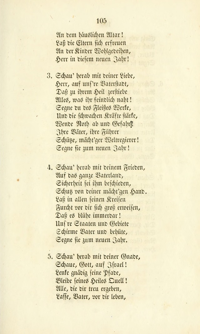 Gesänge für Israelit. Reform Gemeinden: aus verschiedenen Liedersammlungen zusammengetragen (Neue vermehrte  Aufl.) page 109