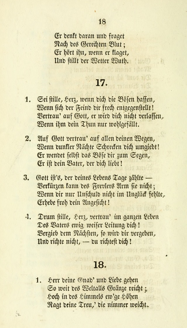Gesänge für Israelit. Reform Gemeinden: aus verschiedenen Liedersammlungen zusammengetragen (Neue vermehrte  Aufl.) page 18