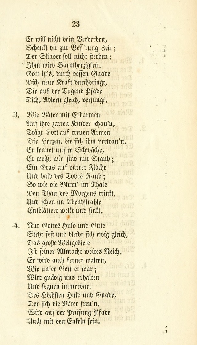 Gesänge für Israelit. Reform Gemeinden: aus verschiedenen Liedersammlungen zusammengetragen (Neue vermehrte  Aufl.) page 23