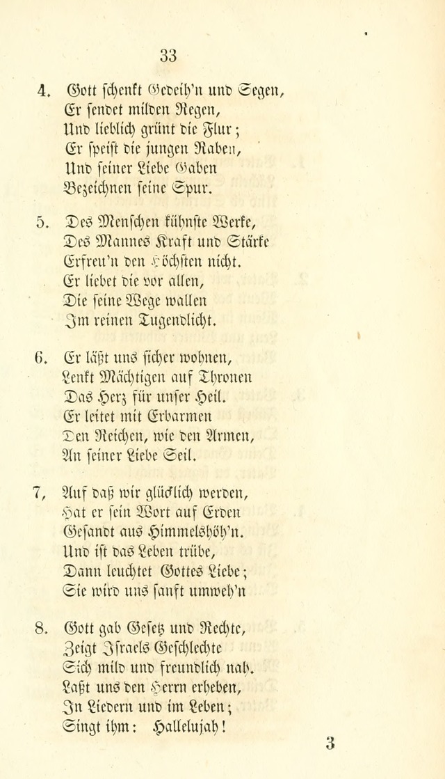 Gesänge für Israelit. Reform Gemeinden: aus verschiedenen Liedersammlungen zusammengetragen (Neue vermehrte  Aufl.) page 33