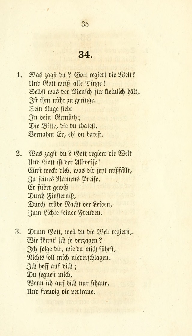 Gesänge für Israelit. Reform Gemeinden: aus verschiedenen Liedersammlungen zusammengetragen (Neue vermehrte  Aufl.) page 35