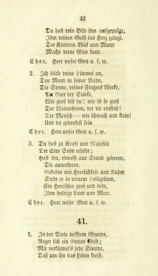 Gesänge für Israelit. Reform Gemeinden: aus verschiedenen Liedersammlungen zusammengetragen (Neue vermehrte  Aufl.) page 42