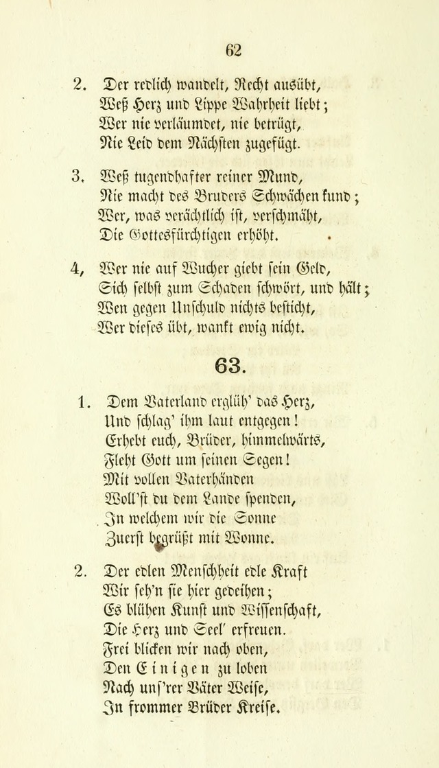 Gesänge für Israelit. Reform Gemeinden: aus verschiedenen Liedersammlungen zusammengetragen (Neue vermehrte  Aufl.) page 64