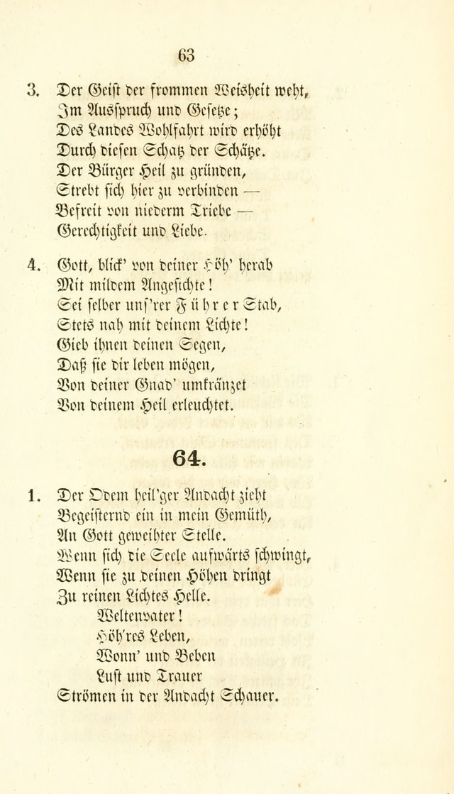 Gesänge für Israelit. Reform Gemeinden: aus verschiedenen Liedersammlungen zusammengetragen (Neue vermehrte  Aufl.) page 65