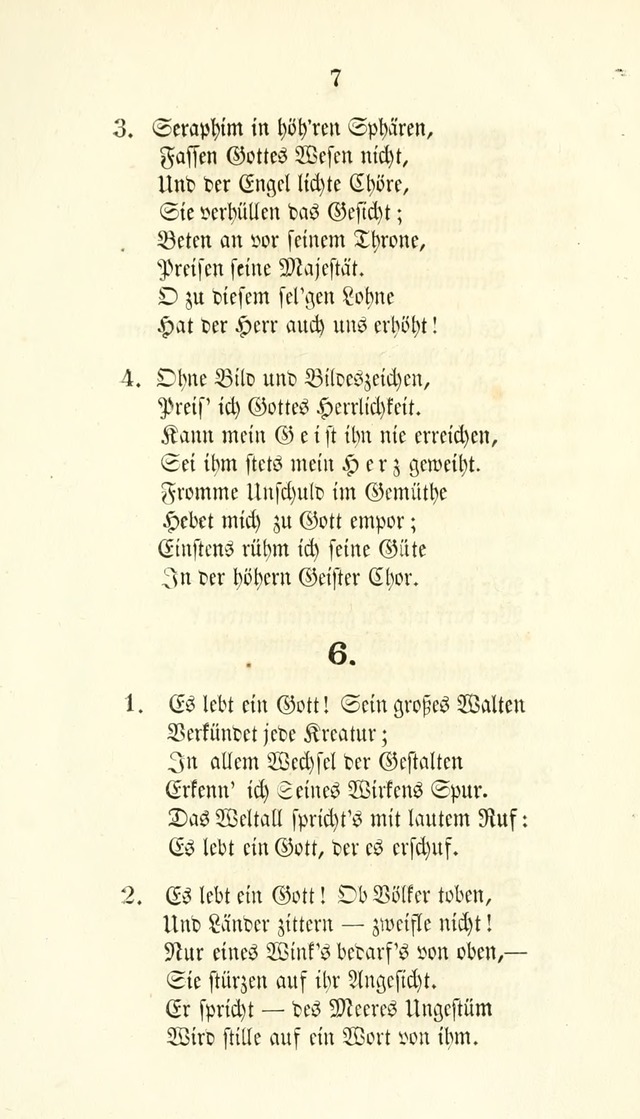 Gesänge für Israelit. Reform Gemeinden: aus verschiedenen Liedersammlungen zusammengetragen (Neue vermehrte  Aufl.) page 7