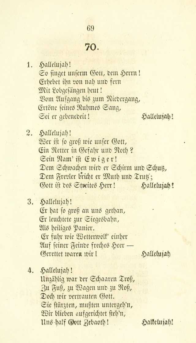 Gesänge für Israelit. Reform Gemeinden: aus verschiedenen Liedersammlungen zusammengetragen (Neue vermehrte  Aufl.) page 71