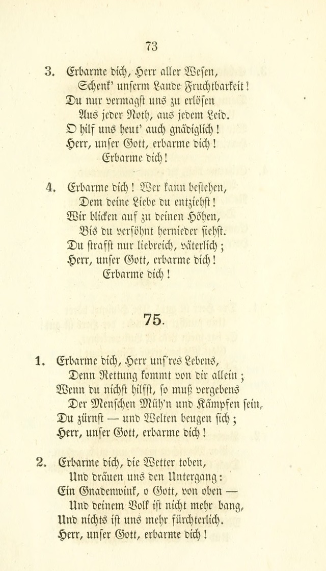 Gesänge für Israelit. Reform Gemeinden: aus verschiedenen Liedersammlungen zusammengetragen (Neue vermehrte  Aufl.) page 75