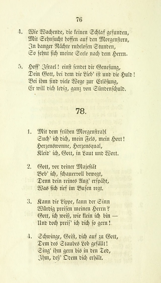 Gesänge für Israelit. Reform Gemeinden: aus verschiedenen Liedersammlungen zusammengetragen (Neue vermehrte  Aufl.) page 78