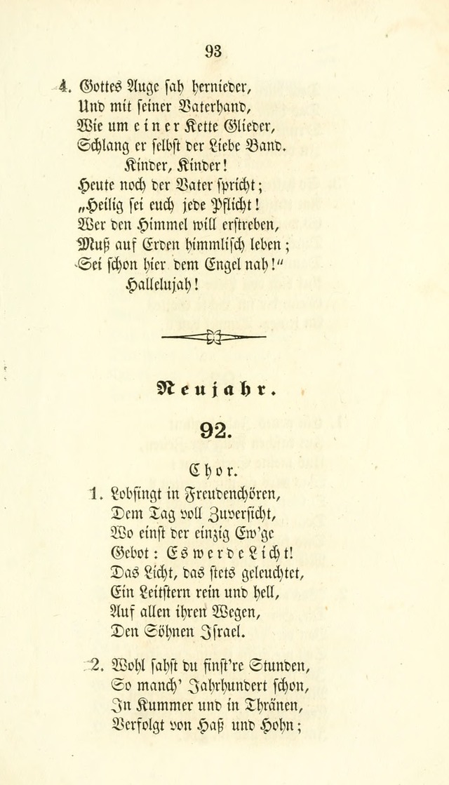 Gesänge für Israelit. Reform Gemeinden: aus verschiedenen Liedersammlungen zusammengetragen (Neue vermehrte  Aufl.) page 95