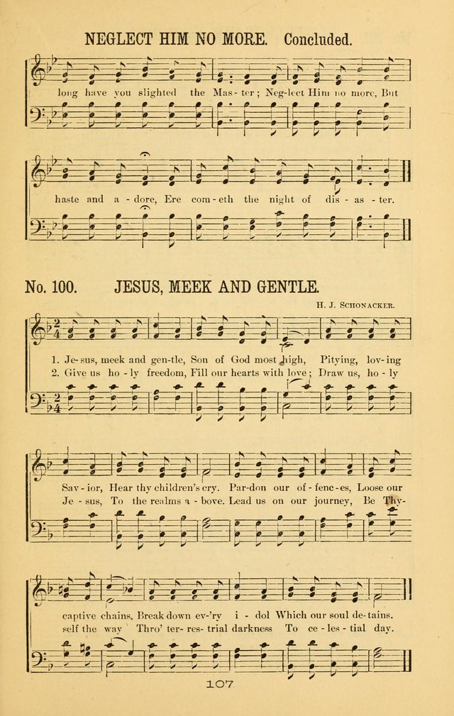 Great Joy!: a new and favorite collection of hymns and music, for gospel meetings, prayer, temperance, and camp meetings, and Sunday schools page 105