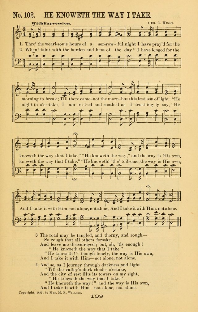 Great Joy!: a new and favorite collection of hymns and music, for gospel meetings, prayer, temperance, and camp meetings, and Sunday schools page 107