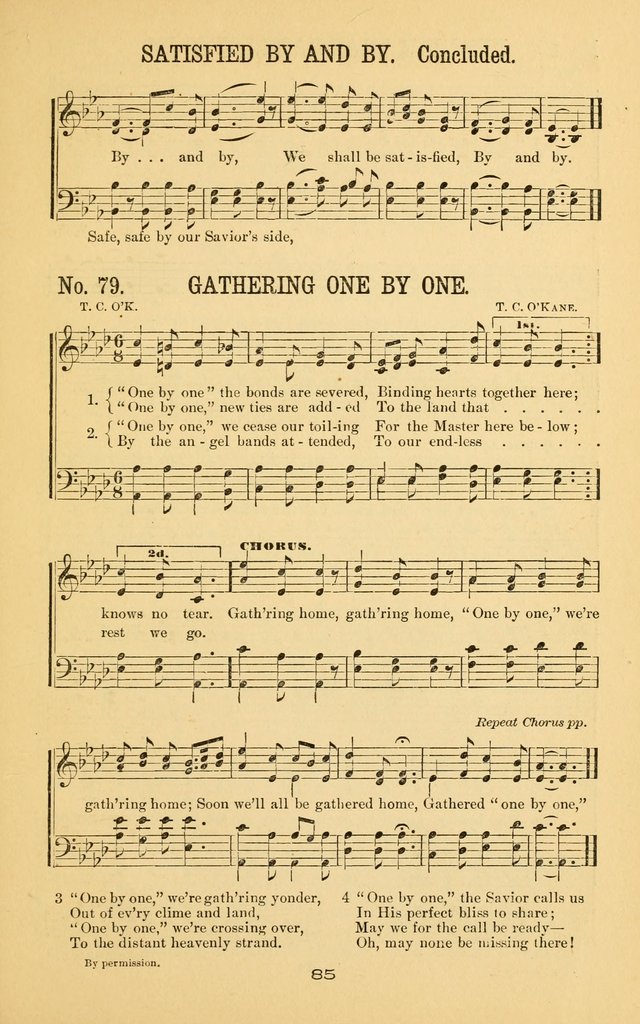 Great Joy!: a new and favorite collection of hymns and music, for gospel meetings, prayer, temperance, and camp meetings, and Sunday schools page 83