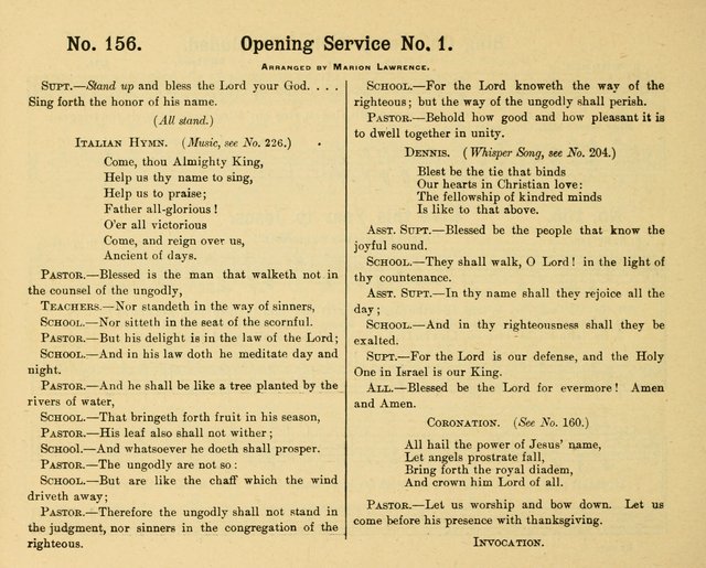 Gathered Jewels: a collection of Sunday School hymns and tunes by a selected corps of authors of great prominence; this book contains a department of christian heart songs especially prepared for youn page 158