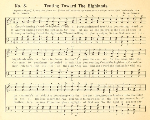 Gathered Jewels No. 2: a collection of Sunday school hymns and tunes by our best composers especially adapted to the international sunday school lessons page 10