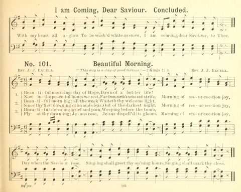 Gathered Jewels No. 2: a collection of Sunday school hymns and tunes by our best composers especially adapted to the international sunday school lessons page 103