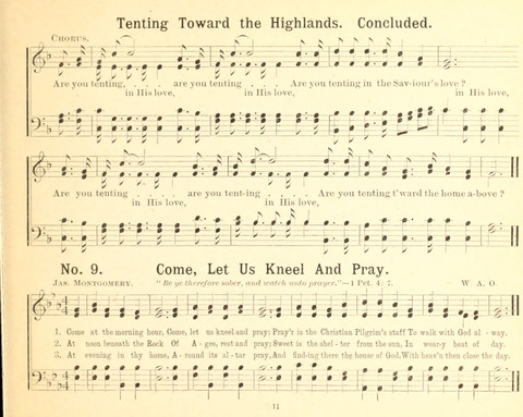 Gathered Jewels No. 2: a collection of Sunday school hymns and tunes by our best composers especially adapted to the international sunday school lessons page 11