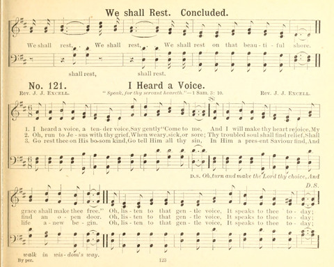 Gathered Jewels No. 2: a collection of Sunday school hymns and tunes by our best composers especially adapted to the international sunday school lessons page 123