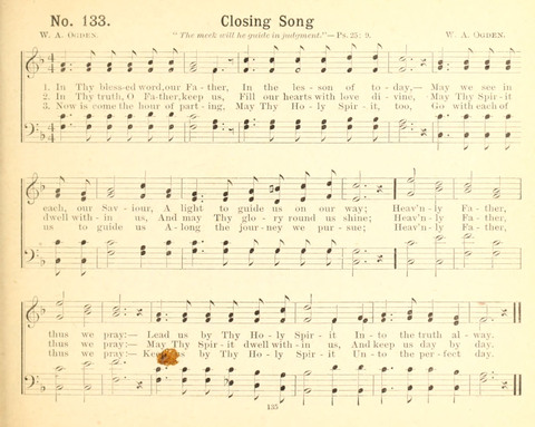 Gathered Jewels No. 2: a collection of Sunday school hymns and tunes by our best composers especially adapted to the international sunday school lessons page 135