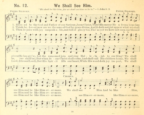 Gathered Jewels No. 2: a collection of Sunday school hymns and tunes by our best composers especially adapted to the international sunday school lessons page 14