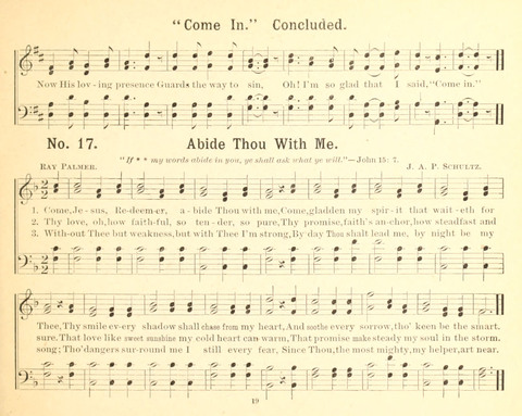 Gathered Jewels No. 2: a collection of Sunday school hymns and tunes by our best composers especially adapted to the international sunday school lessons page 19