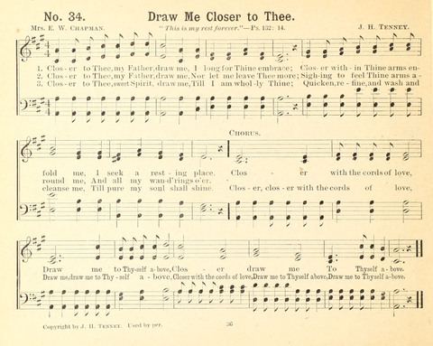 Gathered Jewels No. 2: a collection of Sunday school hymns and tunes by our best composers especially adapted to the international sunday school lessons page 36