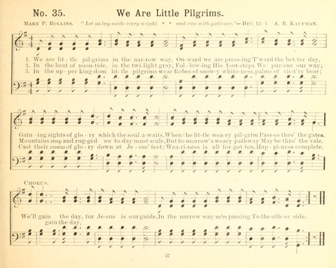 Gathered Jewels No. 2: a collection of Sunday school hymns and tunes by our best composers especially adapted to the international sunday school lessons page 37