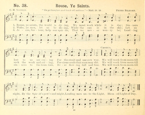 Gathered Jewels No. 2: a collection of Sunday school hymns and tunes by our best composers especially adapted to the international sunday school lessons page 40