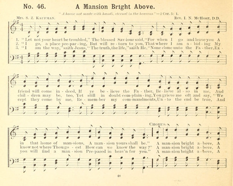 Gathered Jewels No. 2: a collection of Sunday school hymns and tunes by our best composers especially adapted to the international sunday school lessons page 48