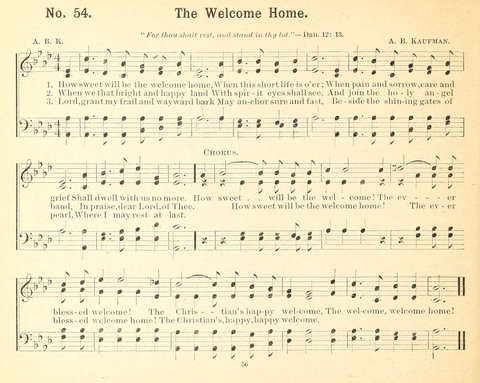 Gathered Jewels No. 2: a collection of Sunday school hymns and tunes by our best composers especially adapted to the international sunday school lessons page 56